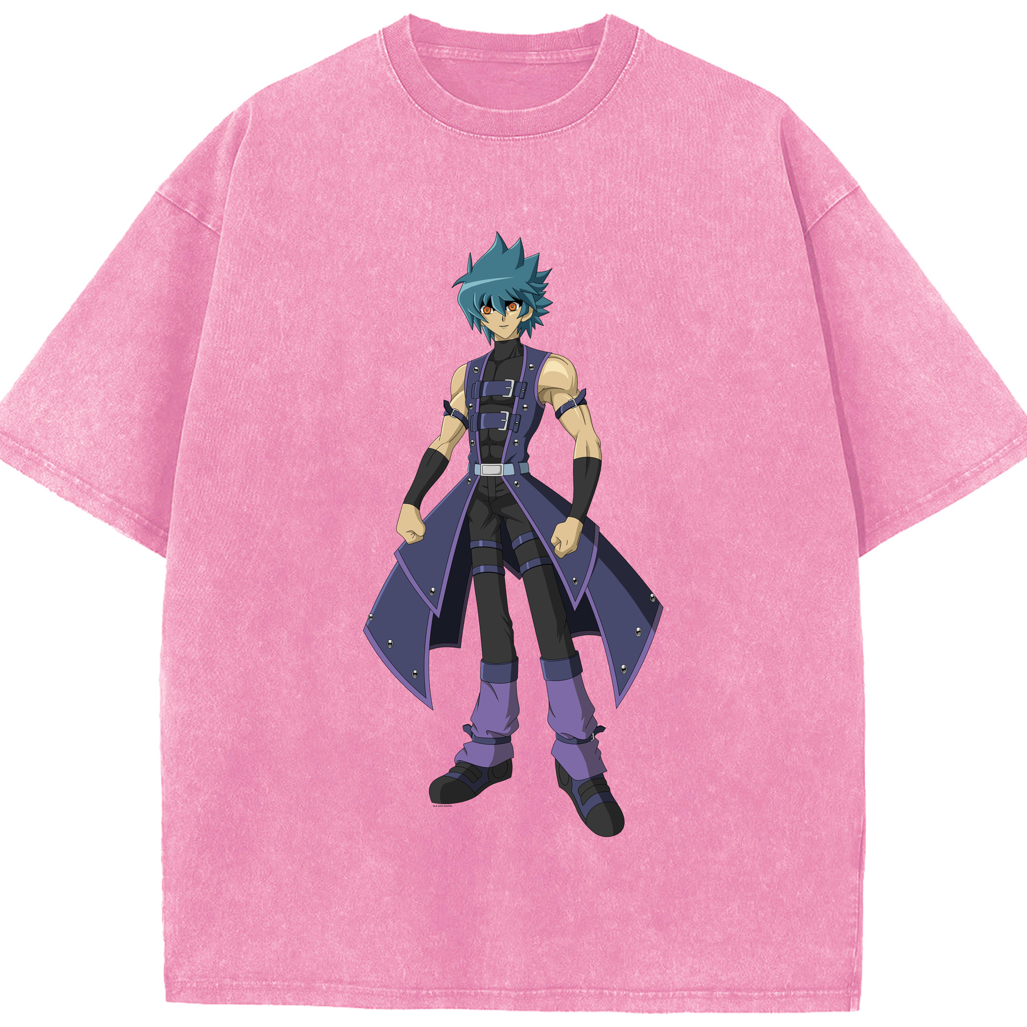 （画像用） 遊☆戯☆王 Yu-Gi-Oh! 綿100% ヴィンテージ風 半袖Tシャツ（フロントプリント）